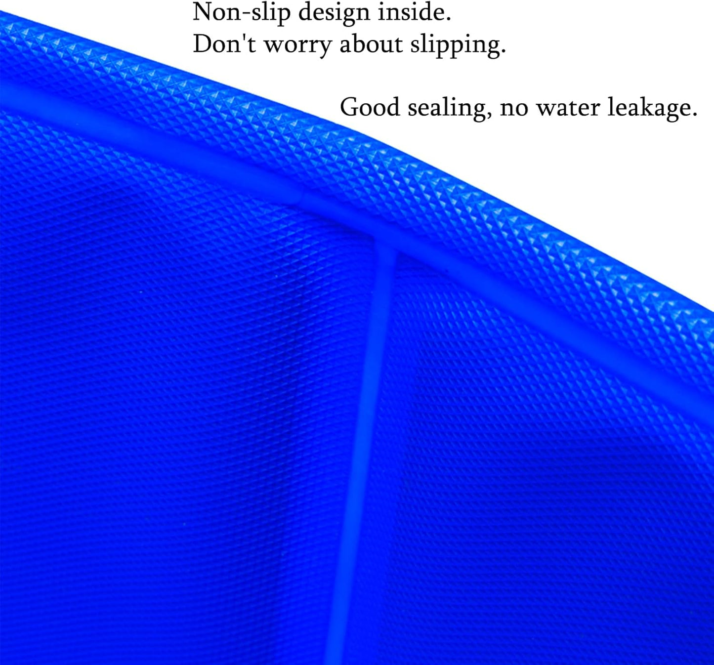 Foldable Dog Pet Bath Pool, Collapsible Swimming Pool for Dogs, Portable PVC Pet Paddling Bath Tub Dog Pools for Large Dogs (2Xlarge-63'' X 12'')