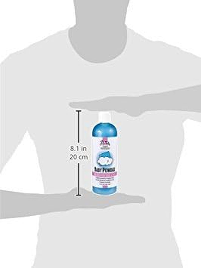 Baby Powder Pet Shampoo in 17 Oz. Size for Bathing Puppies and Kittens – Helps Pets with Skin Conditions
