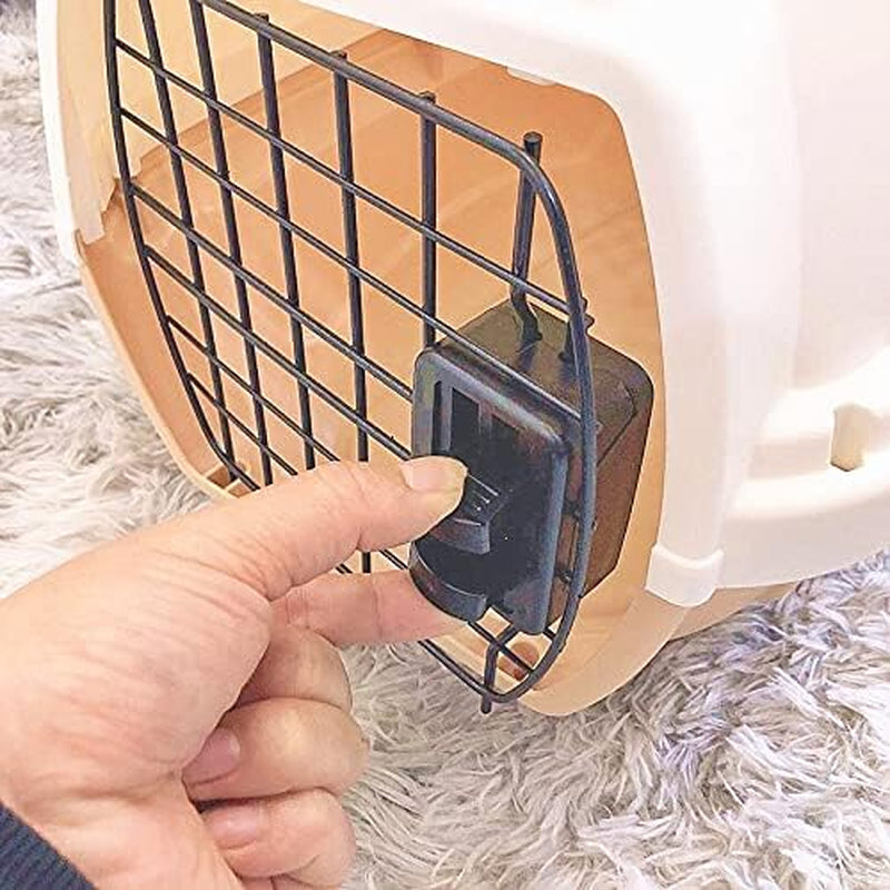 Large and Small Pet Cages, Cats, Pet Cages, Pet Cage Pet Products Cat and Dog Air Box Consignment Simple Air Cage Portable Folding Car Box Cat and Dog Cage Cat and Dog Cage Dog (Color : Khaki)