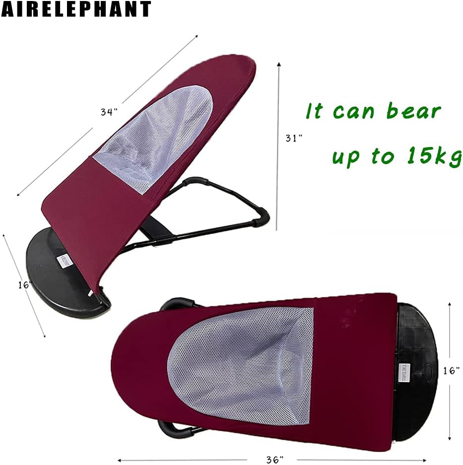 Pet Rocking Bed Chair, Dog Bed Cat Bed with Non-Slip Feet Removable Washable Cover,Portable Outdoor Folding Chair/Bed