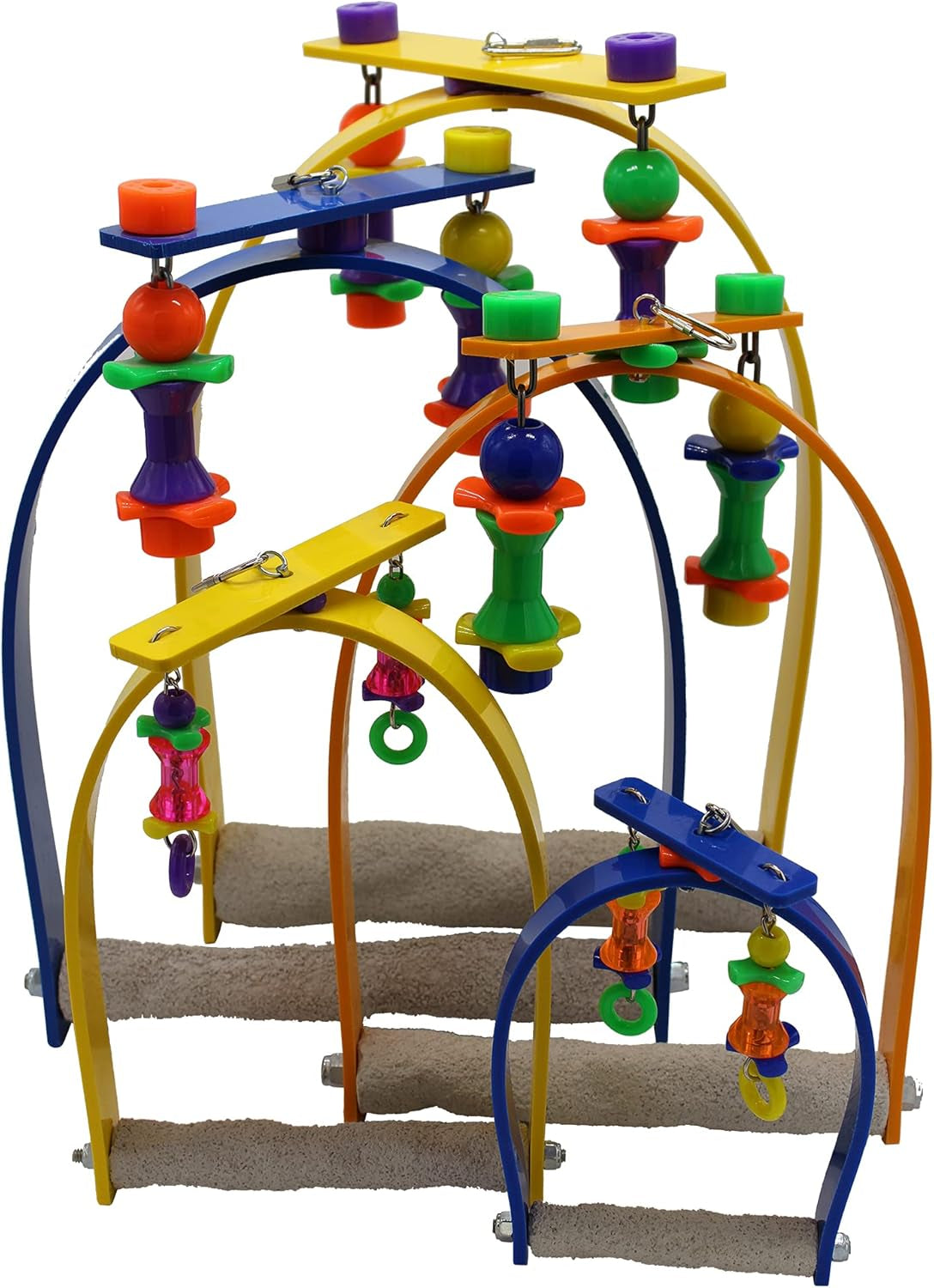 Small Whirly Bird - Perfect Cage Toy Stimulates Visual and Physical Activity - Safe, Non-Toxic, Cage Accessories for Large Birds