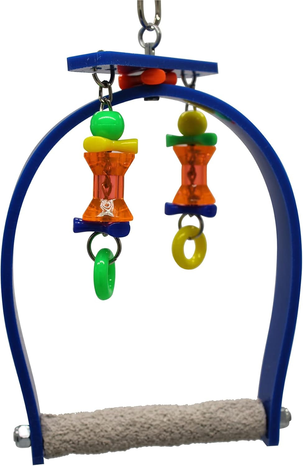 Small Whirly Bird - Perfect Cage Toy Stimulates Visual and Physical Activity - Safe, Non-Toxic, Cage Accessories for Large Birds