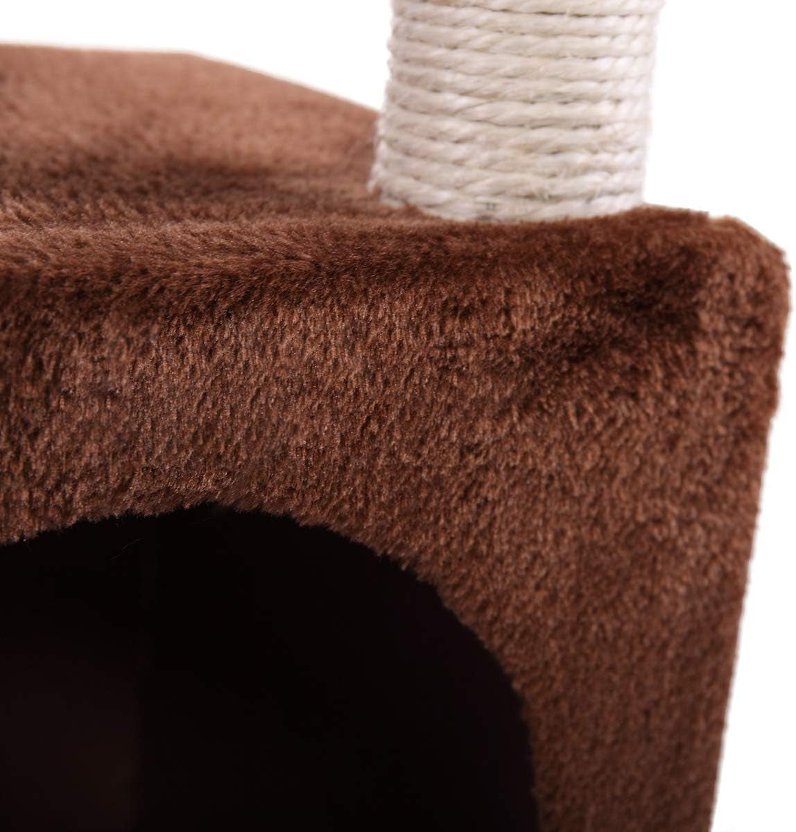 36" Kitty Tower Cat Tree Activity Climber Tower with Plush Perch and Sisal Post, Stable Pet Climbing Condo for Small and Medium Sized Cats Prime Clearance