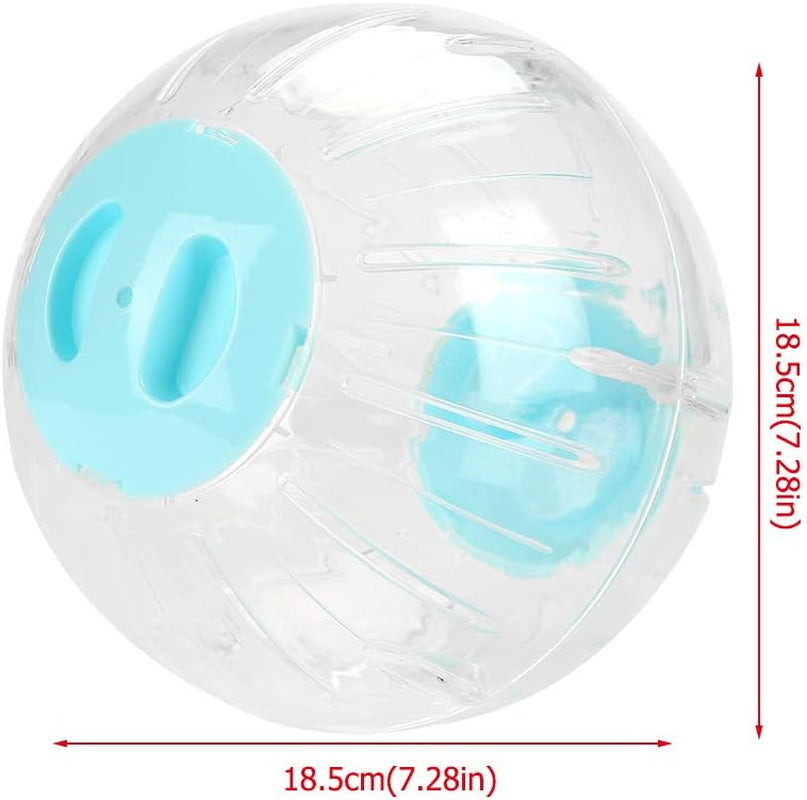Hamster Exercise Ball, Hamster Ball, 7.3 Inch Pet Gerbil Plastic Running Ball Gerbil Bball for Small Animal Pet Rat Gerbil Running Jogging Playing