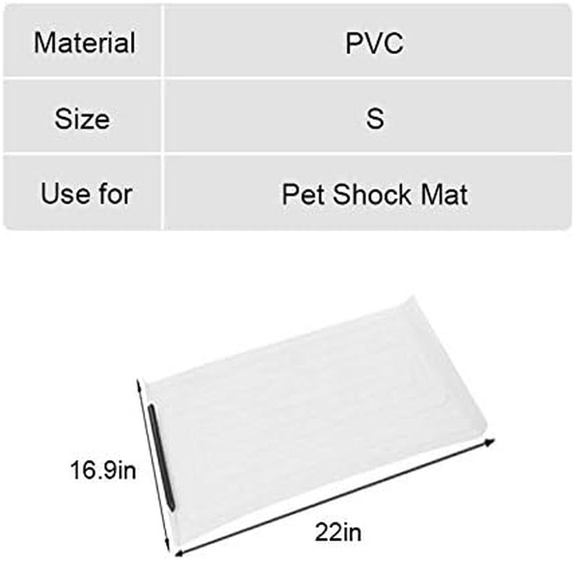 ® Pet Shock Mat Indoor Pet Repeller Furniture Training Mat Pet Safe Mat Pet Electronic Training Pad for Dogs and Cats(S, 22 X 16.9)