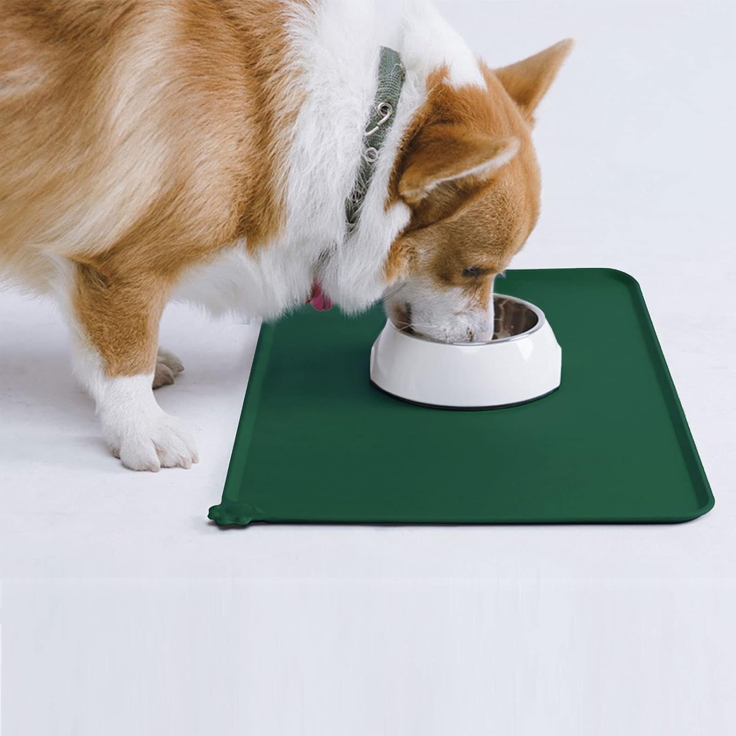 Silicone Waterproof Pet Feeding Mats,Anti Slip Bowl Pad,Dog Mat for Food and Water