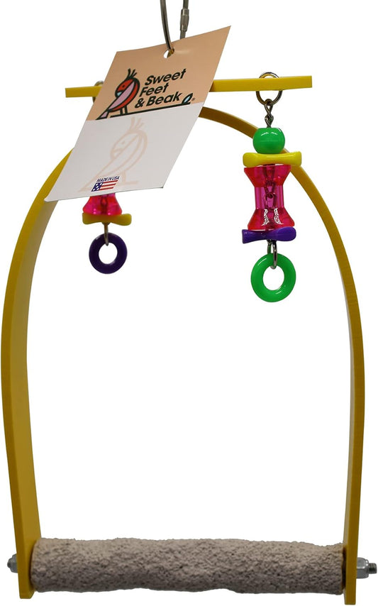 Small Whirly Bird - Perfect Cage Toy Stimulates Visual and Physical Activity - Safe, Non-Toxic, Cage Accessories for Small Birds