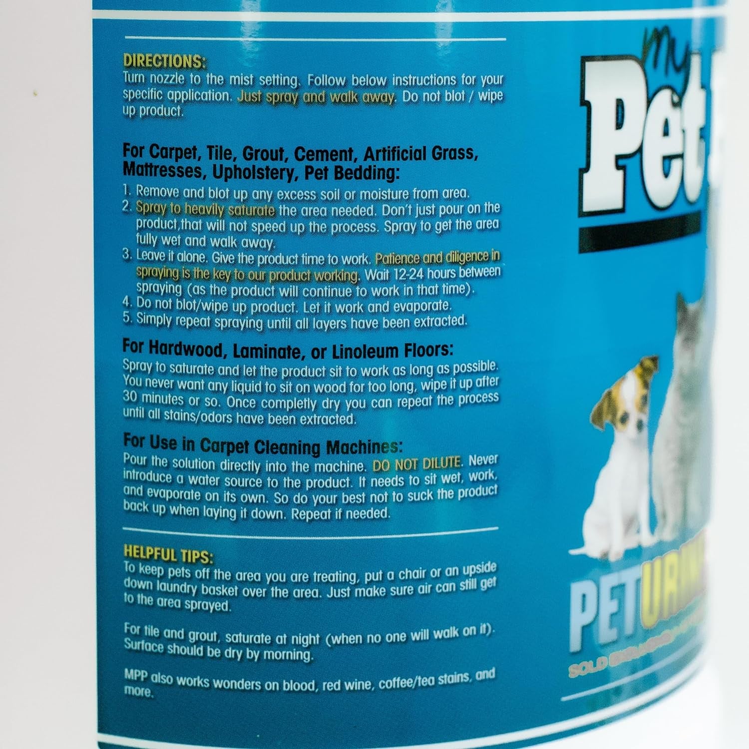 - Pet Stain & Odor Remover (One Gallon Refill)