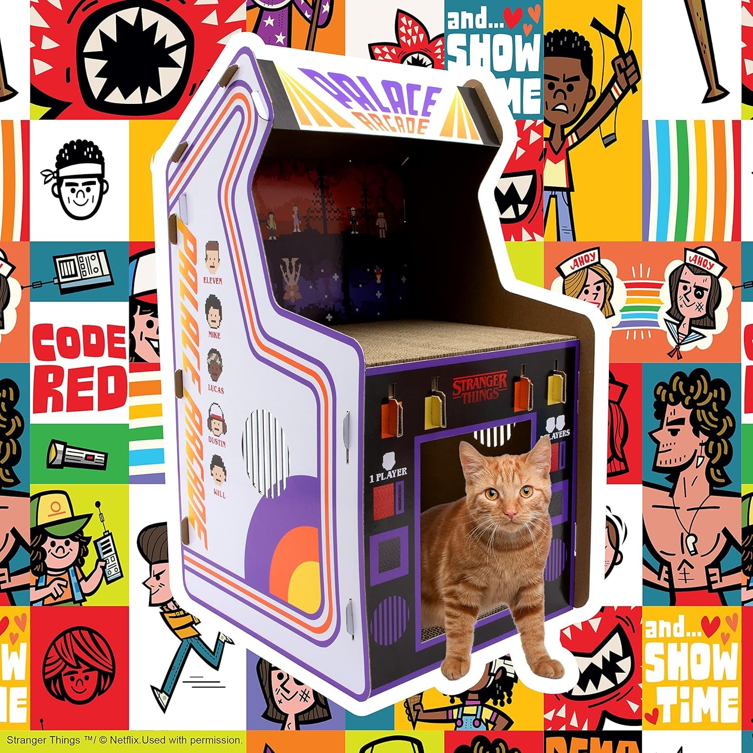 Stranger Things Arcade Machine, White
