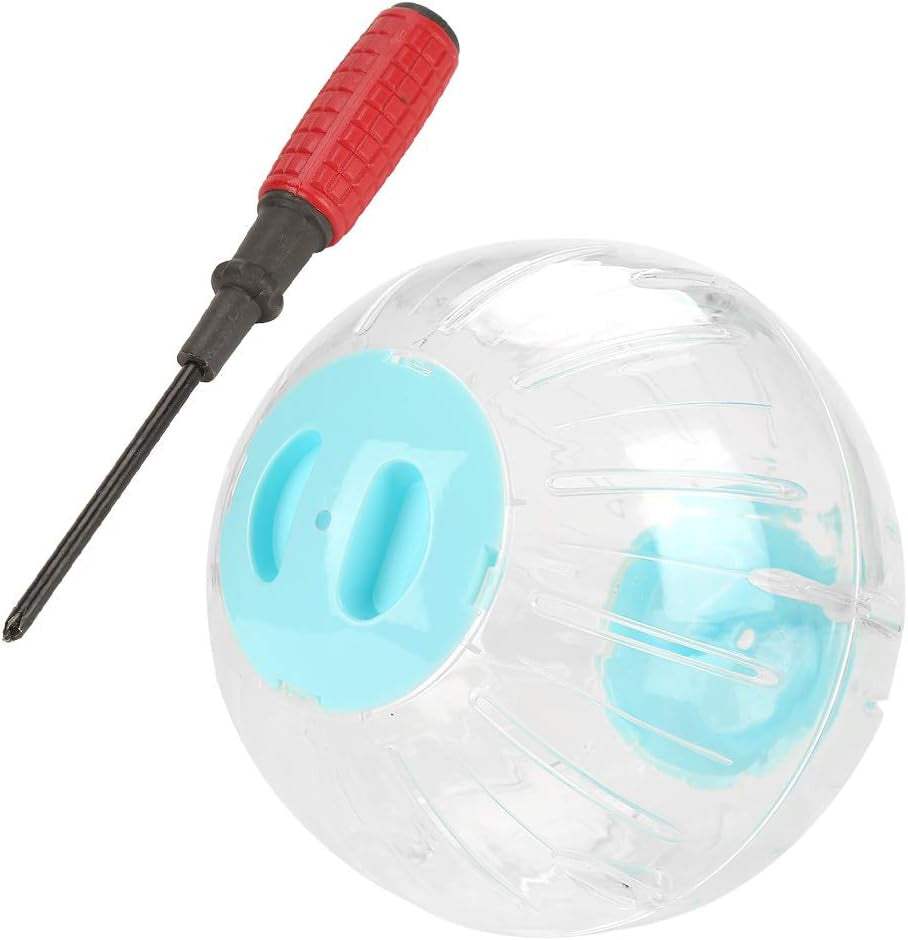 Hamster Exercise Ball, Hamster Ball, 7.3 Inch Pet Gerbil Plastic Running Ball Gerbil Bball for Small Animal Pet Rat Gerbil Running Jogging Playing