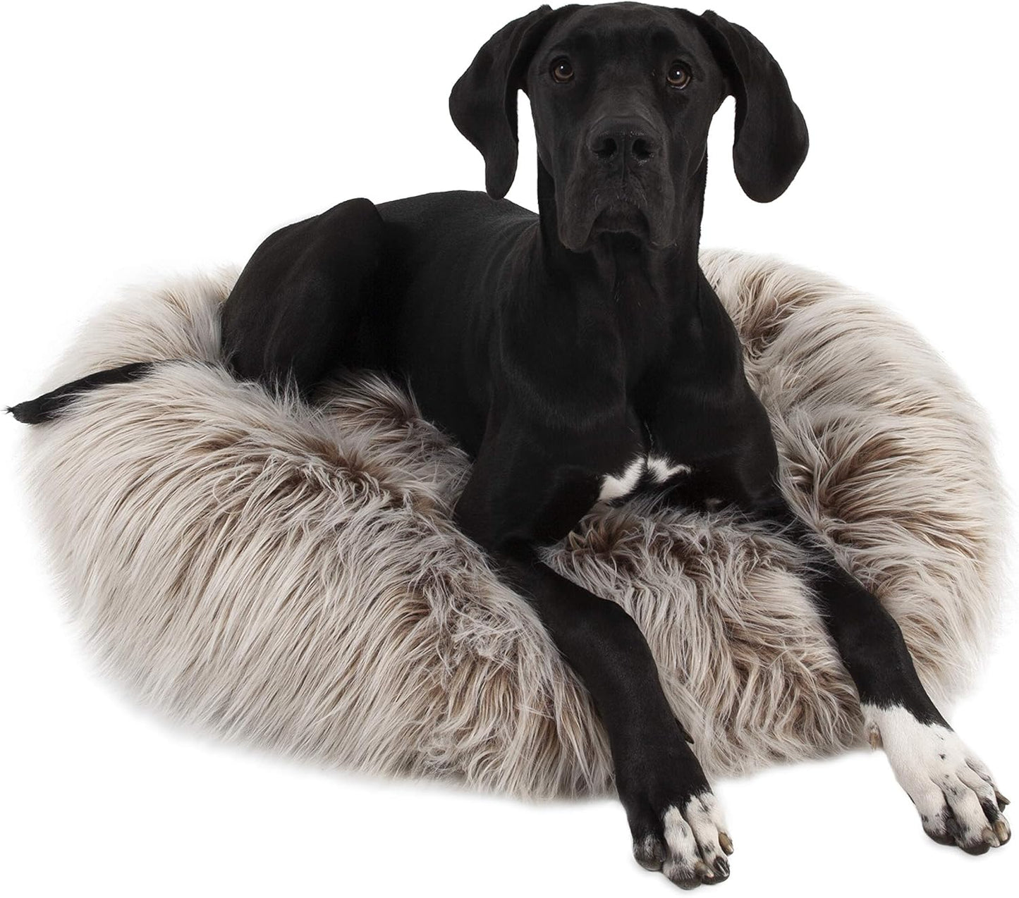Glam Pet Donut Lounger Pet Bed, Medium, 32"