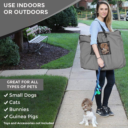 Gray 45" Pop up Puppy Pet Playpen