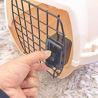 Large and Small Pet Cages, Cats, Pet Cages, Pet Cage Pet Products Cat and Dog Air Box Consignment Simple Air Cage Portable Folding Car Box Cat and Dog Cage Cat and Dog Cage Dog (Color : Khaki)