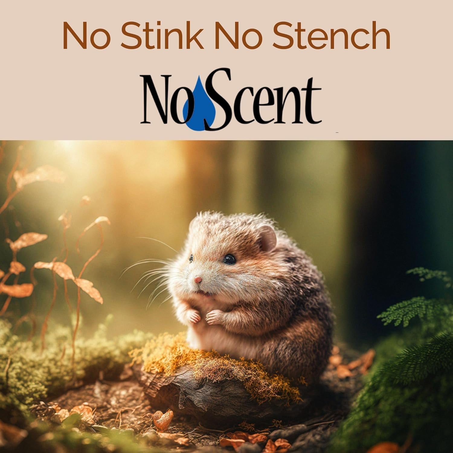No Scent Small Animal Guinea Pig Cage Cleaner | Hamster & Rabbit Habitat Pet Odor Spray (2 Fl Oz / 59 Ml) Pack of 2
