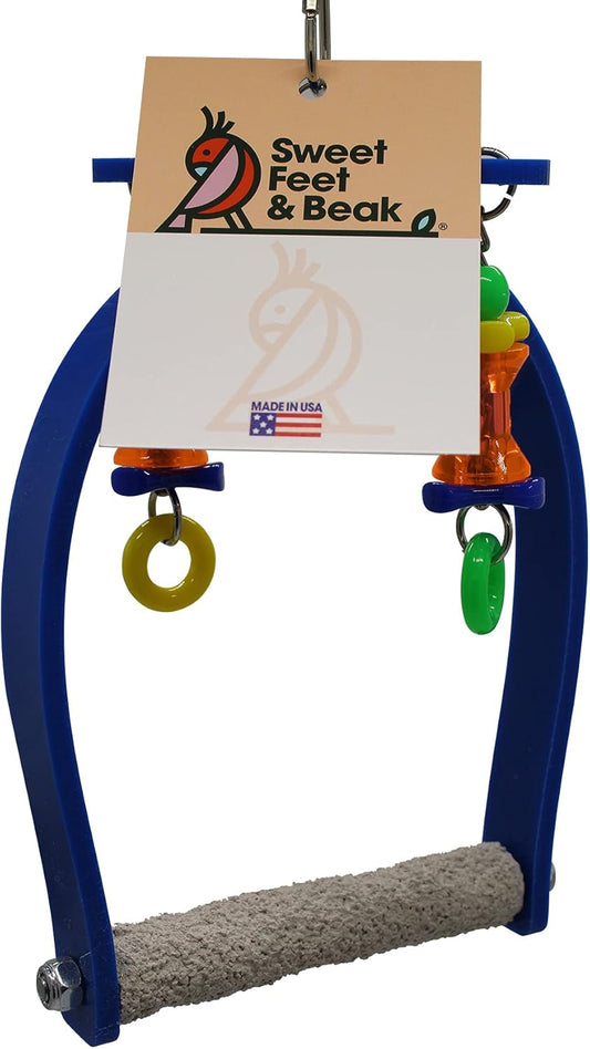 Small Whirly Bird - Perfect Cage Toy Stimulates Visual and Physical Activity - Safe, Non-Toxic, Cage Accessories for Large Birds