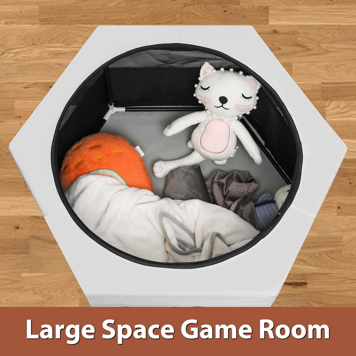 Portable Pet Playpen, Cat Delivery Room Playpen Travel, Dog Kennel Pet Tent Playpen for Large Medium Dogs/Cats/Rabbits/Hamster, Medium