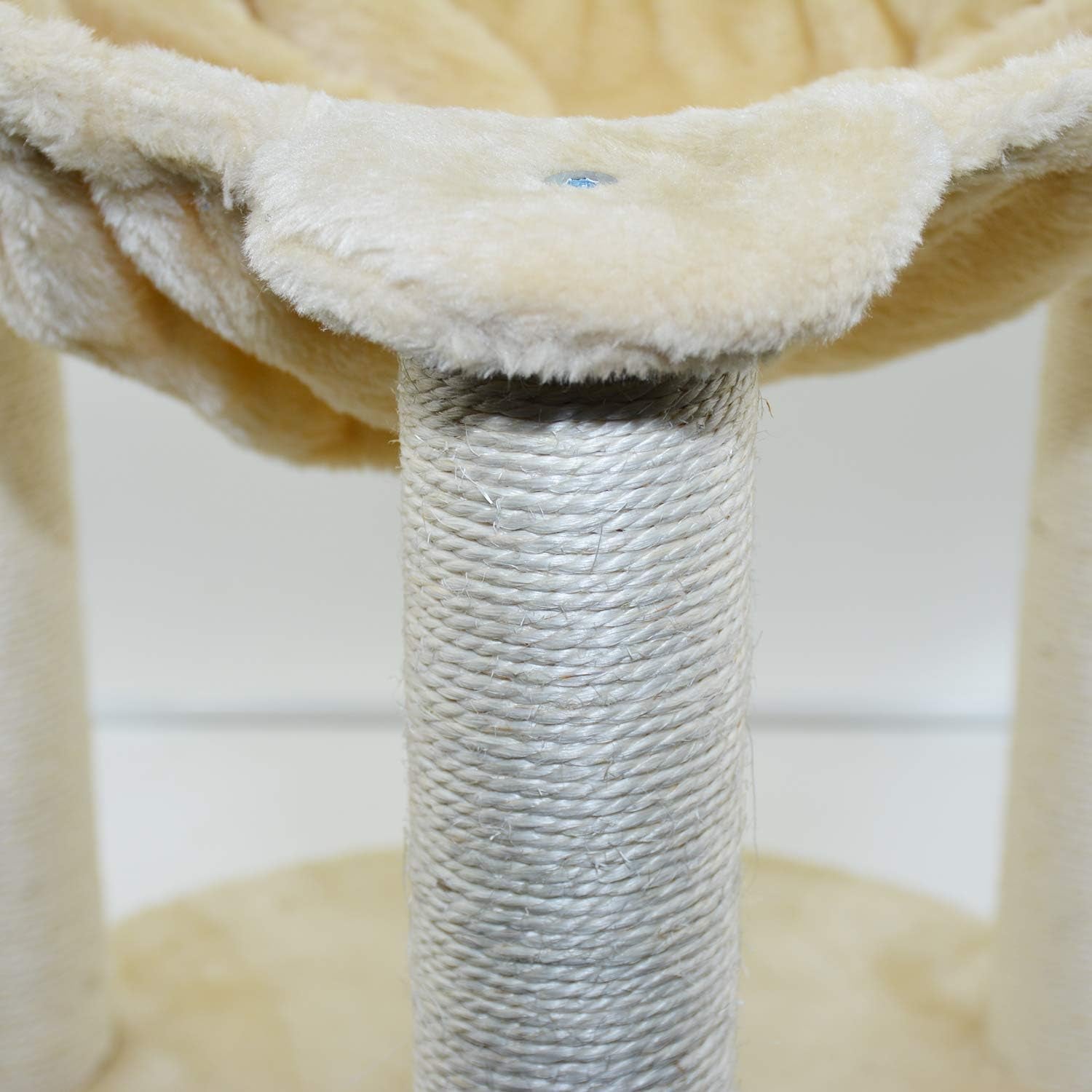 Big Adult Cat Tree Condo Furniture Kitten Activity Tower Pet Kitty Play House with Sisal-Covered Scratching Posts and Perches Hammock Two Floors