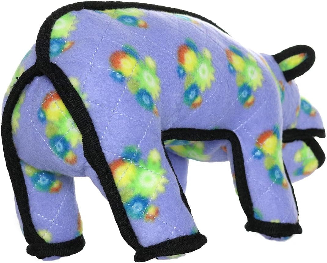 - World'S Tuffest Soft Dog Toy - Zoo Hippo - Squeakers - Multiple Layers. Made Durable, Strong & Tough. Interactive Play (Tug, Toss & Fetch). Machine Washable & Floats. (Regular)