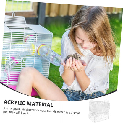 1Pc Hamster Cage Small Pet Nest House Small Animal House Hamster Supply Hamster Small House Chinchilla House Hamster Small Villa Small Pet Cage Hamster House Guinea Pig Castle