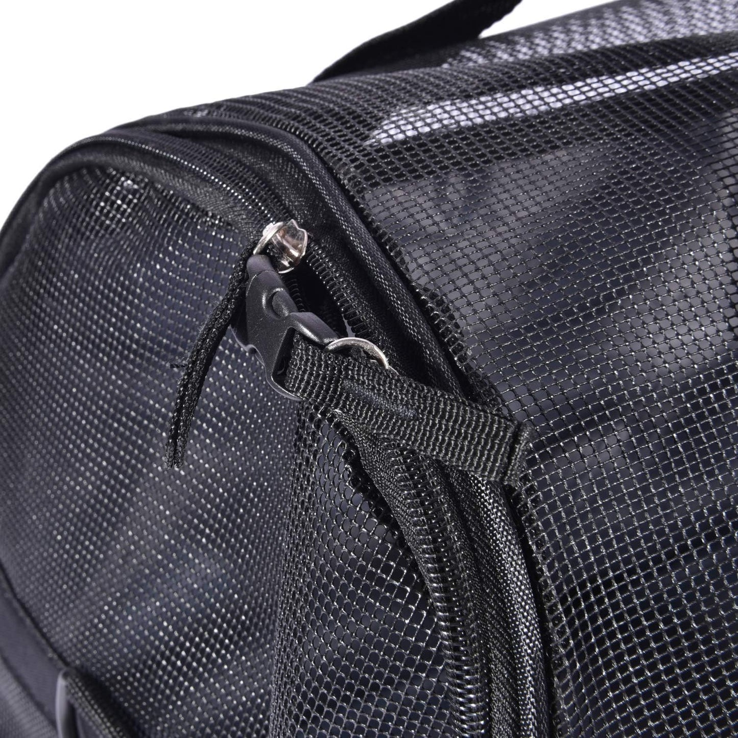 Large Pet Travel Carriers 20.9X10.2X12.6 22Lb(10Kg) Soft Sided Portable Bags Dogs Cats Airline Approved Dog Carrier,Black,Upgraded Version