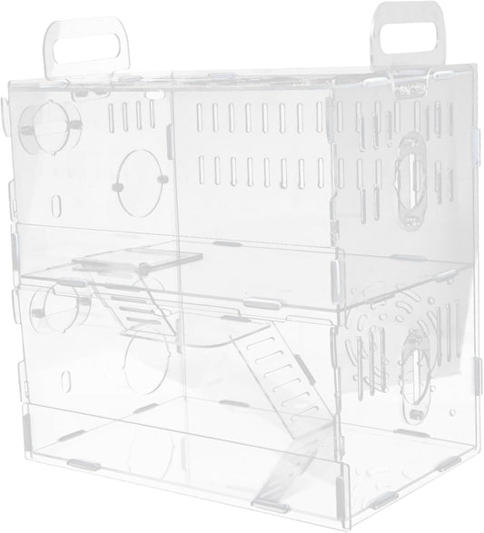 1Pc Hamster Cage Small Pet Nest House Small Animal House Hamster Supply Hamster Small House Chinchilla House Hamster Small Villa Small Pet Cage Hamster House Guinea Pig Castle
