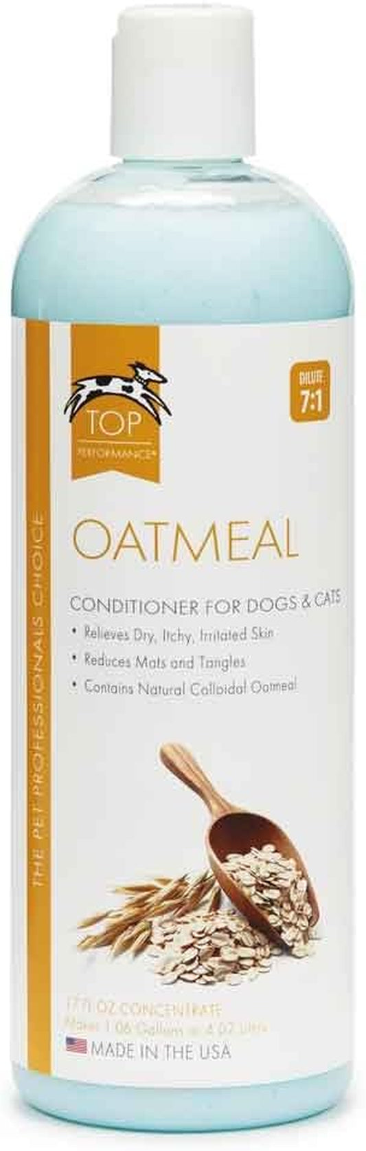 Oatmeal Pet Conditioner - Moisturizing Conditioner for Any Cat or Dog | Colloidal Oatmeal a Centuries Old Remedy That Restores Moisture Providing Relief from Dry, Flaky, & Itchy Skin