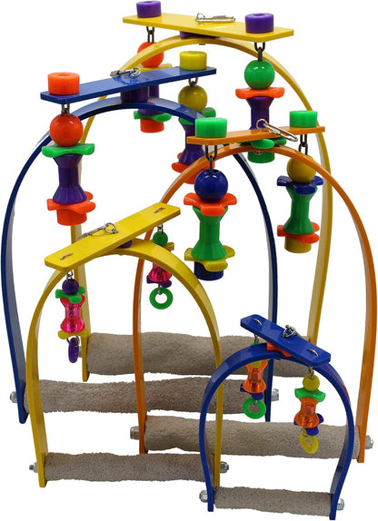 Small Whirly Bird - Perfect Cage Toy Stimulates Visual and Physical Activity - Safe, Non-Toxic, Cage Accessories for Small Birds