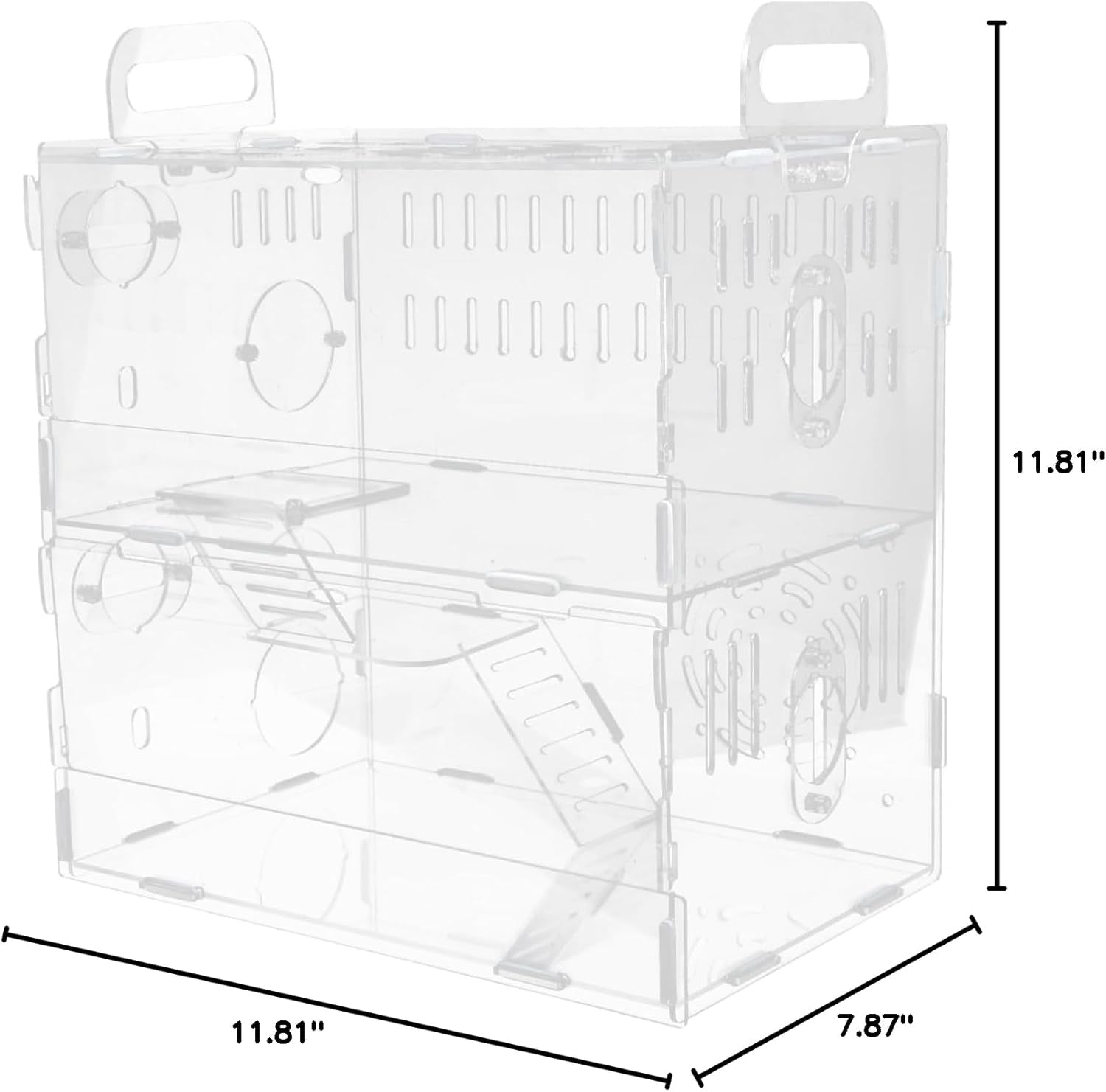 1Pc Hamster Cage Small Pet Nest House Small Animal House Hamster Supply Hamster Small House Chinchilla House Hamster Small Villa Small Pet Cage Hamster House Guinea Pig Castle