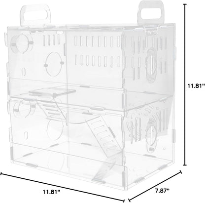 1Pc Hamster Cage Small Pet Nest House Small Animal House Hamster Supply Hamster Small House Chinchilla House Hamster Small Villa Small Pet Cage Hamster House Guinea Pig Castle