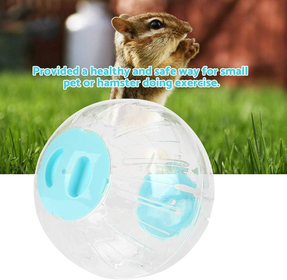 Hamster Exercise Ball, Hamster Ball, 7.3 Inch Pet Gerbil Plastic Running Ball Gerbil Bball for Small Animal Pet Rat Gerbil Running Jogging Playing