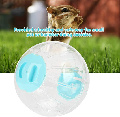 Hamster Exercise Ball, Hamster Ball, 7.3 Inch Pet Gerbil Plastic Running Ball Gerbil Bball for Small Animal Pet Rat Gerbil Running Jogging Playing