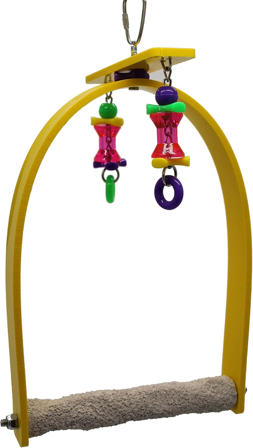 Small Whirly Bird - Perfect Cage Toy Stimulates Visual and Physical Activity - Safe, Non-Toxic, Cage Accessories for Small Birds