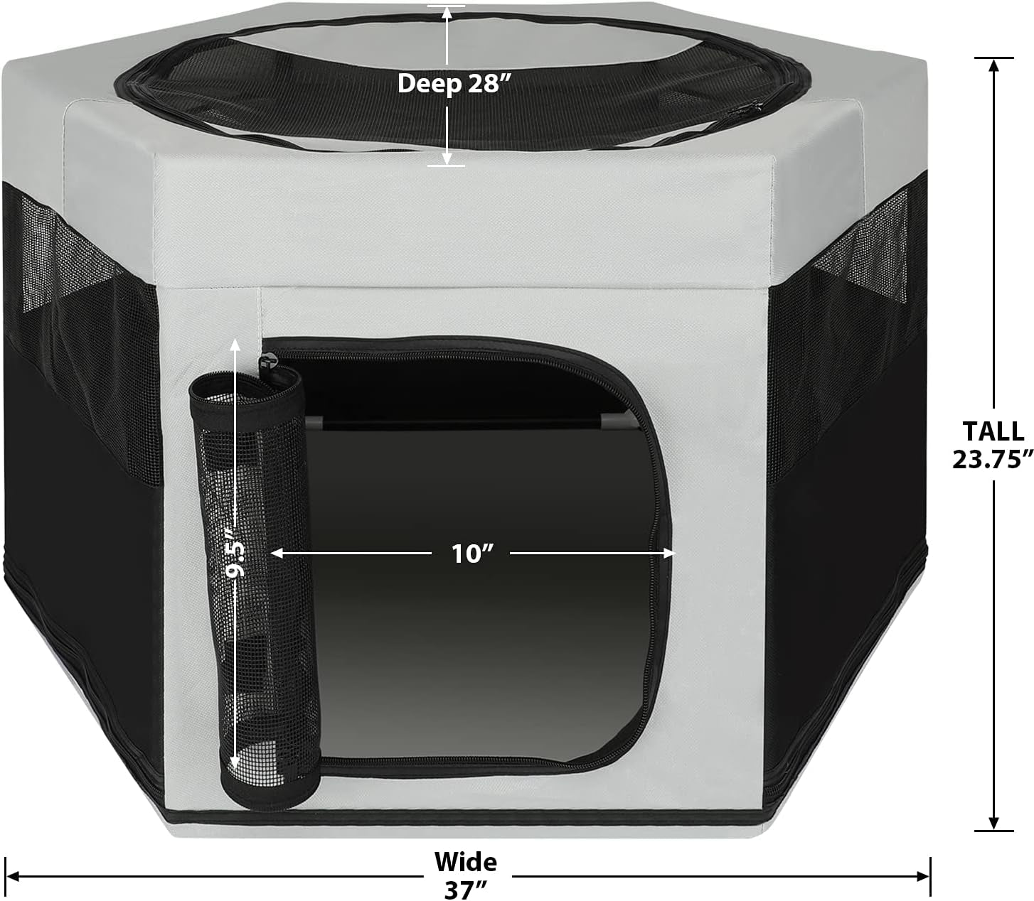 Portable Pet Playpen, Cat Delivery Room Playpen Travel, Dog Kennel Pet Tent Playpen for Large Medium Dogs/Cats/Rabbits/Hamster, Medium