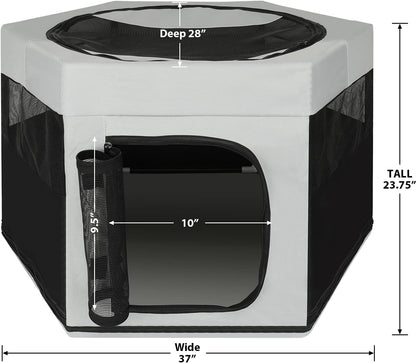Portable Pet Playpen, Cat Delivery Room Playpen Travel, Dog Kennel Pet Tent Playpen for Large Medium Dogs/Cats/Rabbits/Hamster, Medium